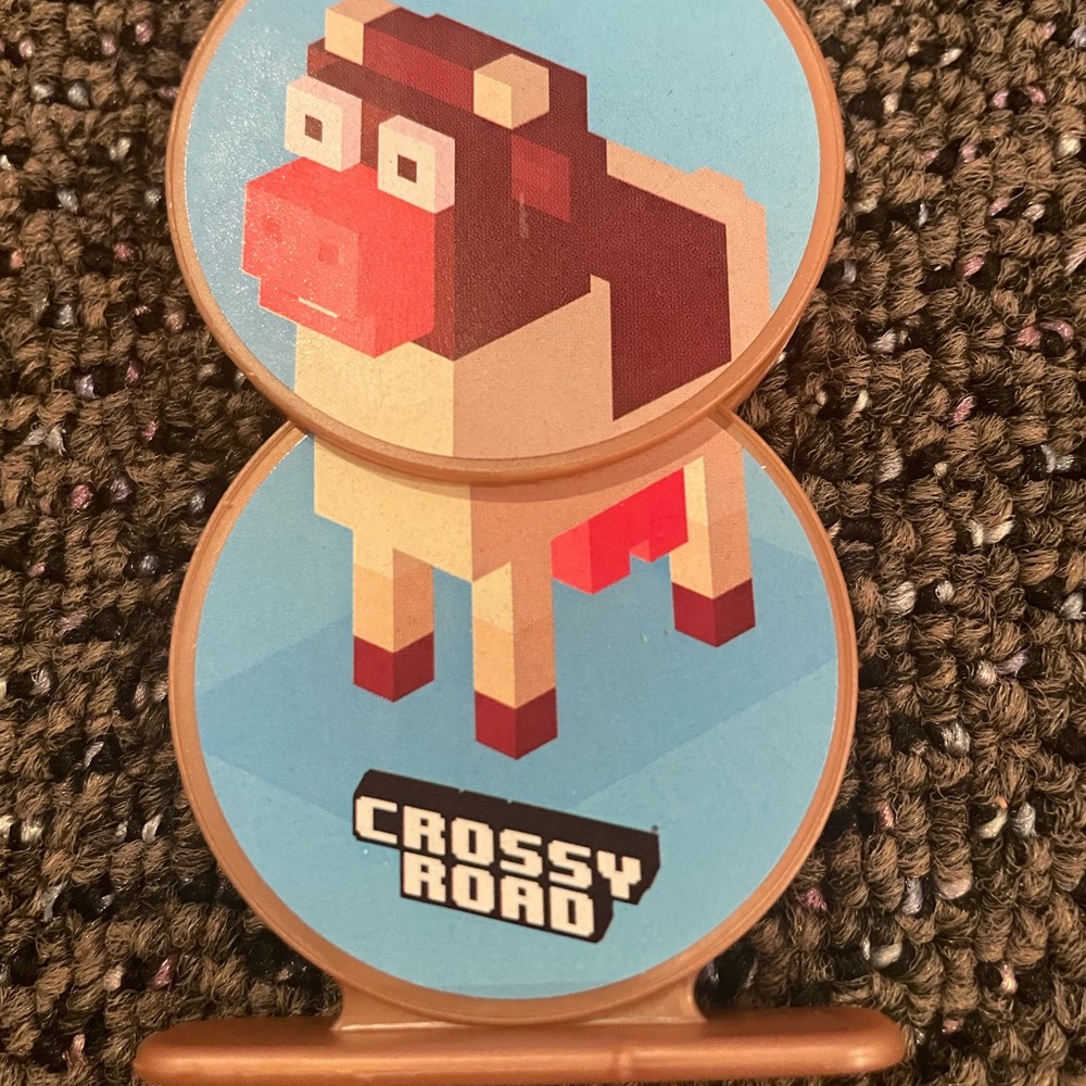 Arby’s Crossy Road Kids Meal Toy, Brown Cow, 2019